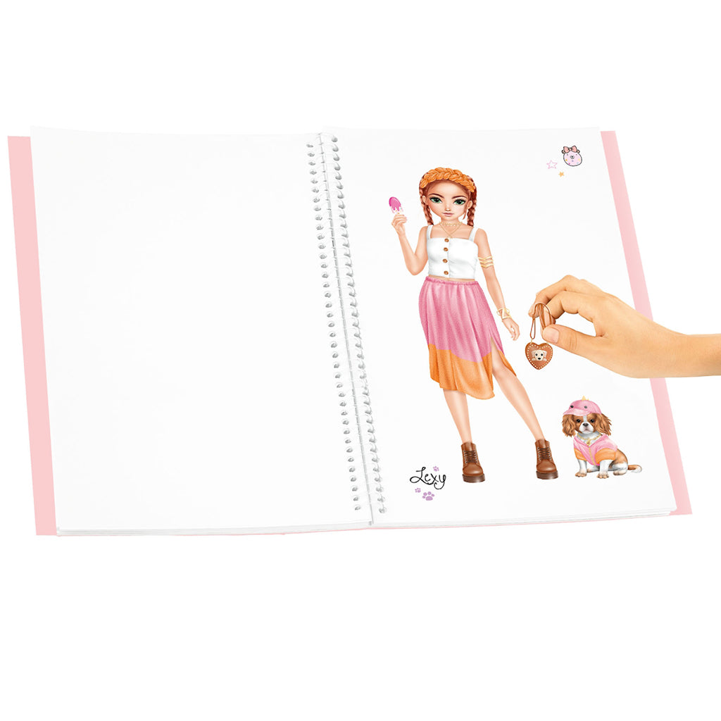 TopModel Dress Me Up Stickerbok, Stor klistremerkebok