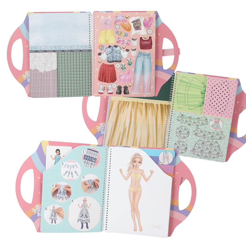 TopModel Dress Me Up collagebok m