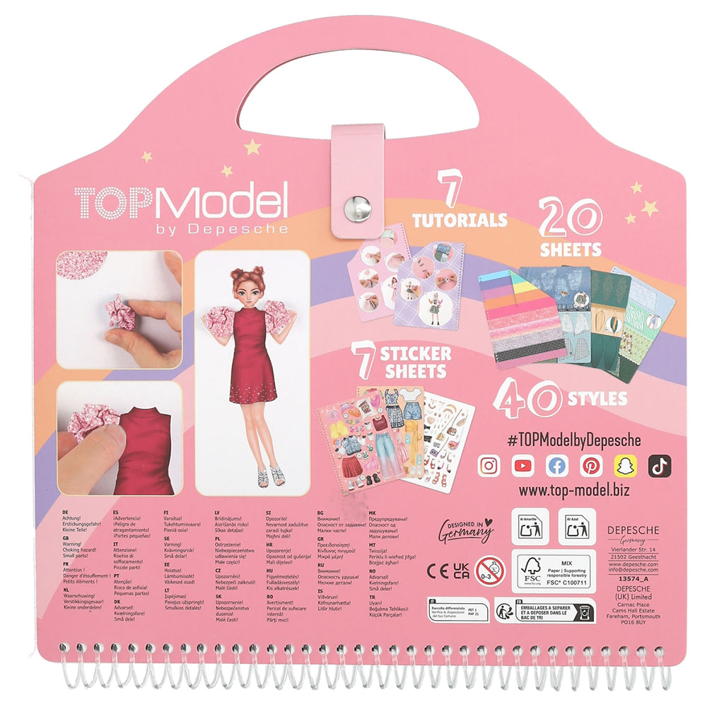 TopModel Dress Me Up collagebok m