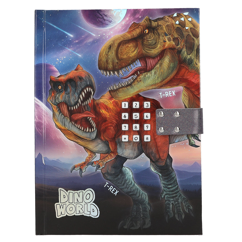 Dino World Dagbok med kode og lyd