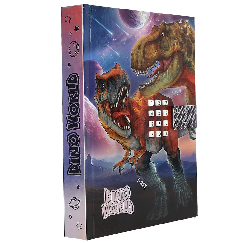 Dino World Dagbok m/kode og lyd
