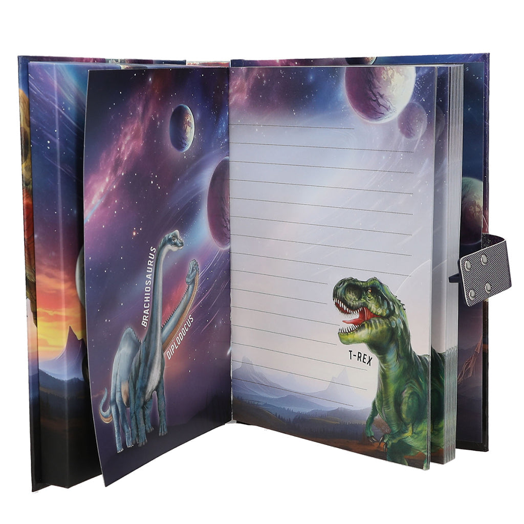 Dino World Dagbok m/kode og lyd