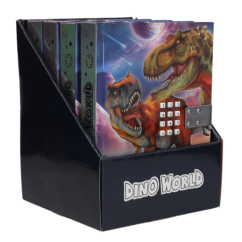 Dino World Dagbok m/kode og lyd
