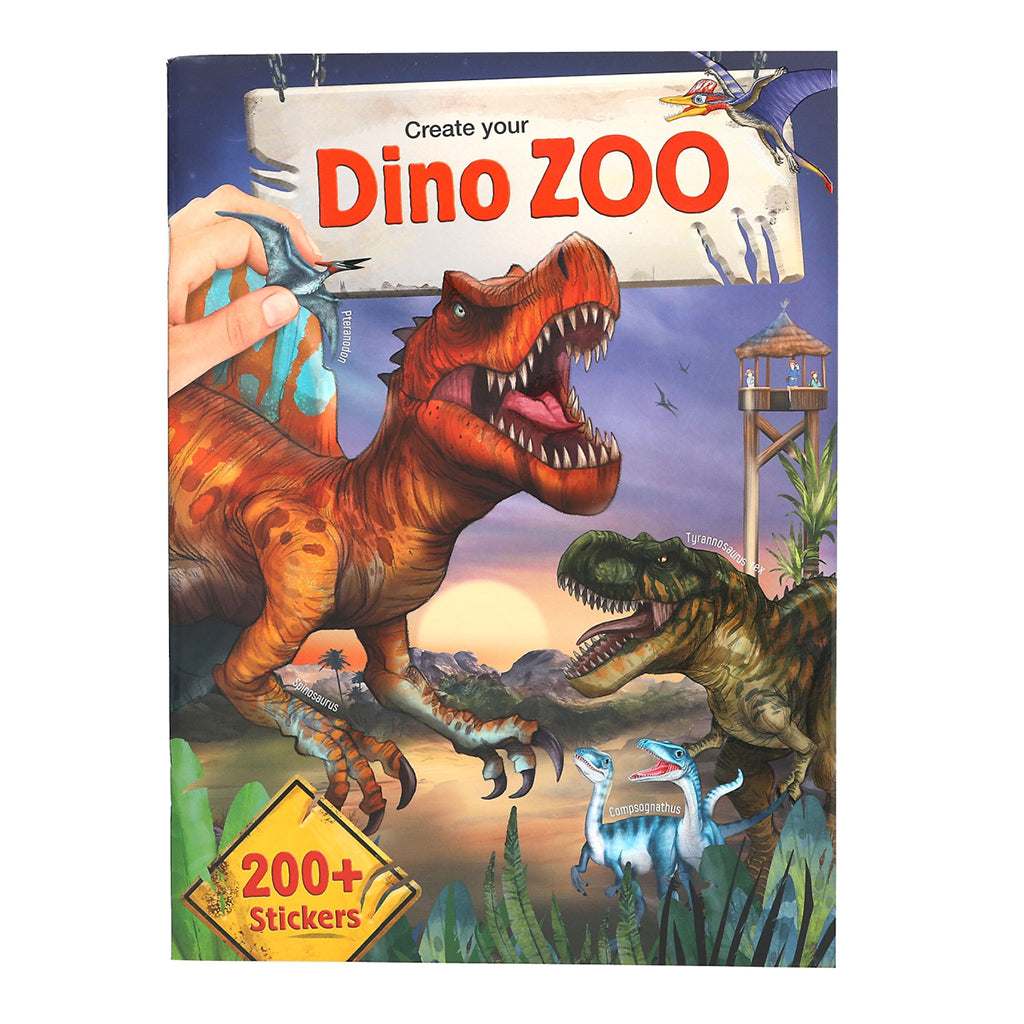 Dino World Zoo, Klistermærkebog