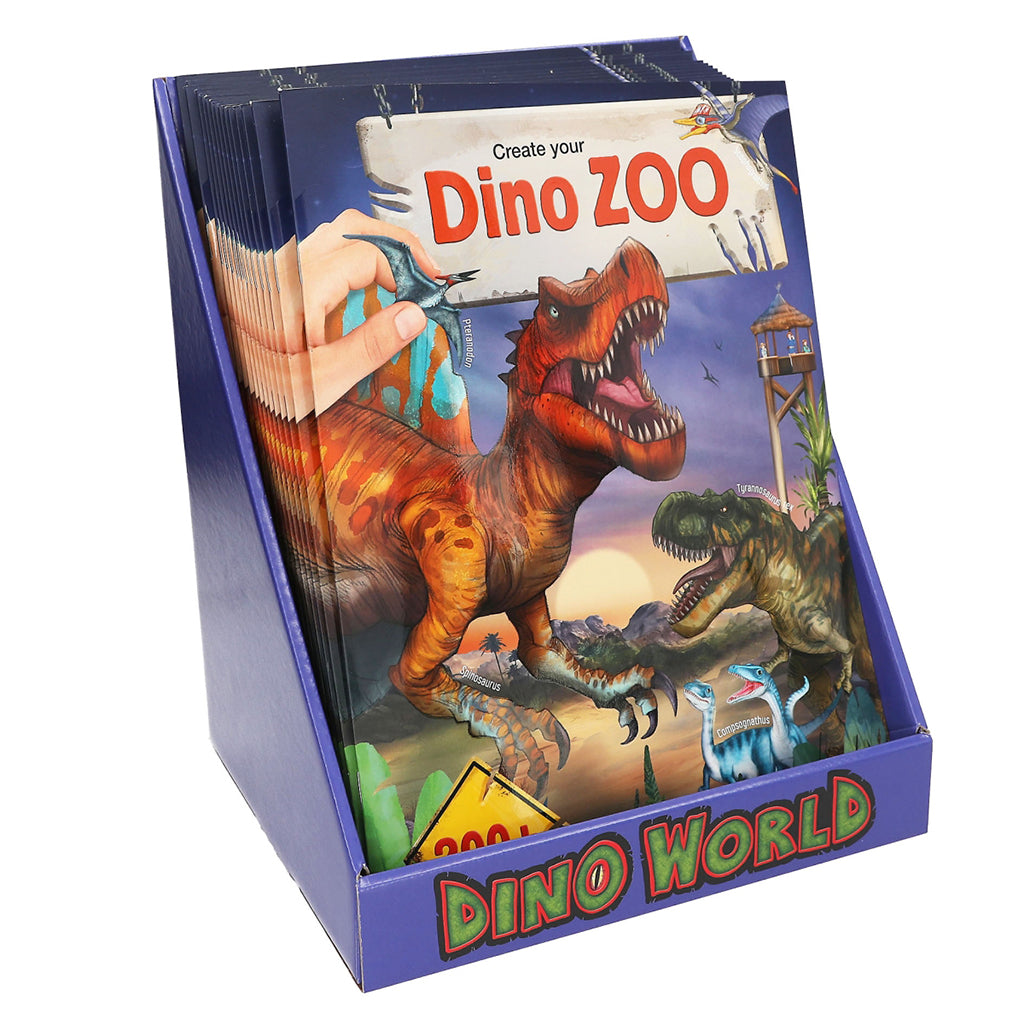 Dino World Zoo, Klistremerkebok