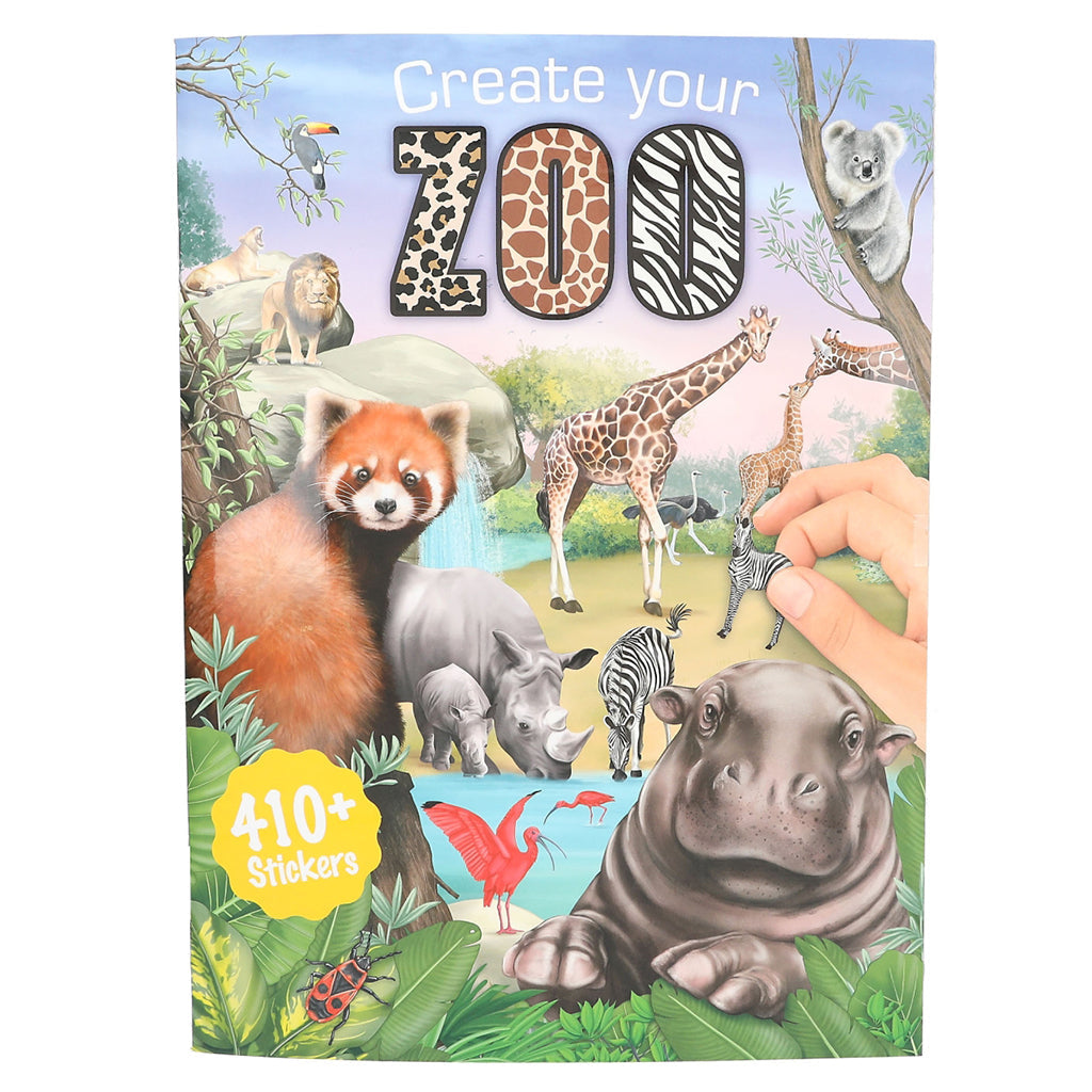 Create your Zoo, Aktivitetsbok med klistremerker
