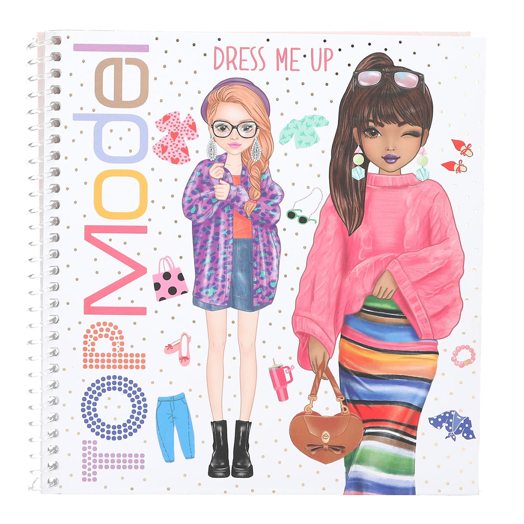 TopModel Dress Me Up stickerbok, klistremerkebok