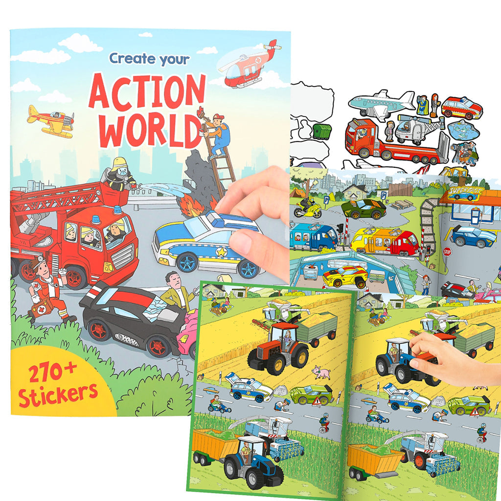 Lag din egen Action World, Klistremerkebok