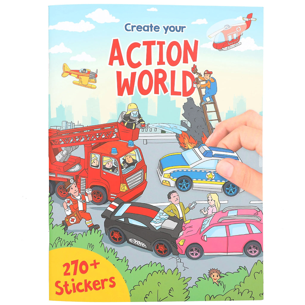 Lag din egen Action World, Klistremerkebok