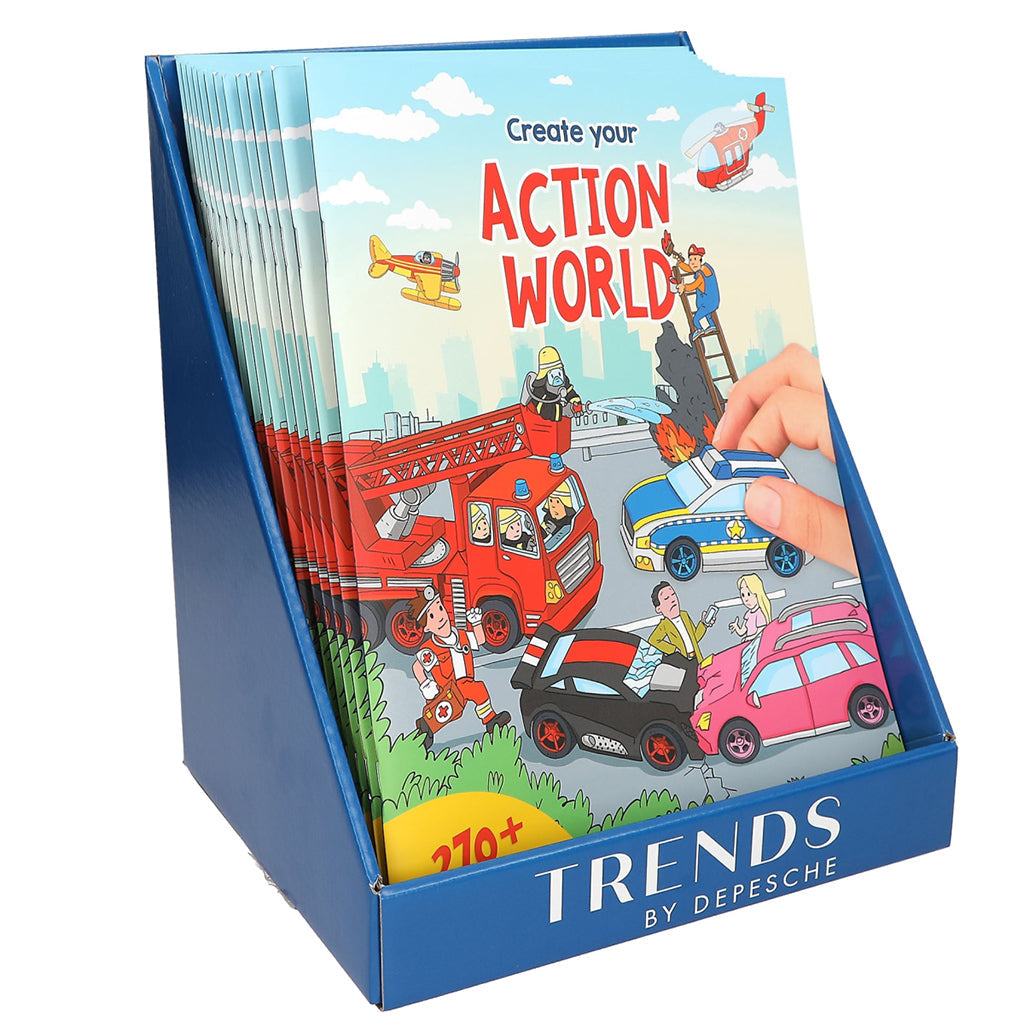 Lag din egen Action World, Klistremerkebok