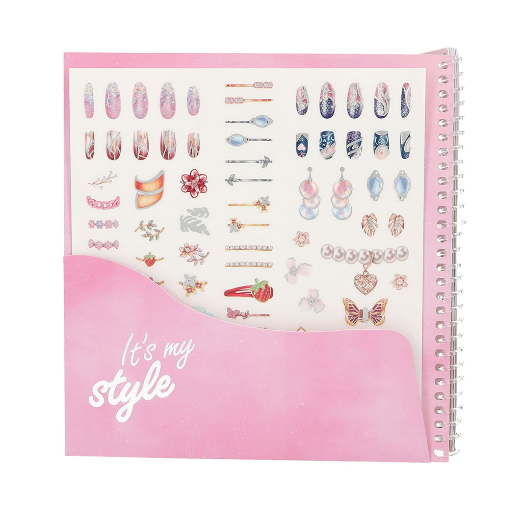 TopModel Dress Me Up face stickerbok, Klistremerkebok