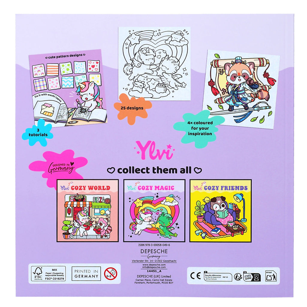 Ylvi Cozy magic fargeleggingsbok