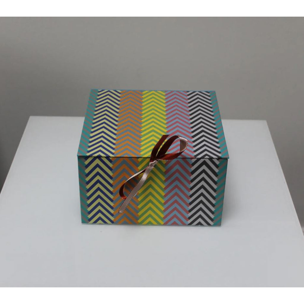 Daisy Boxes, Medium Box - Stripes multi