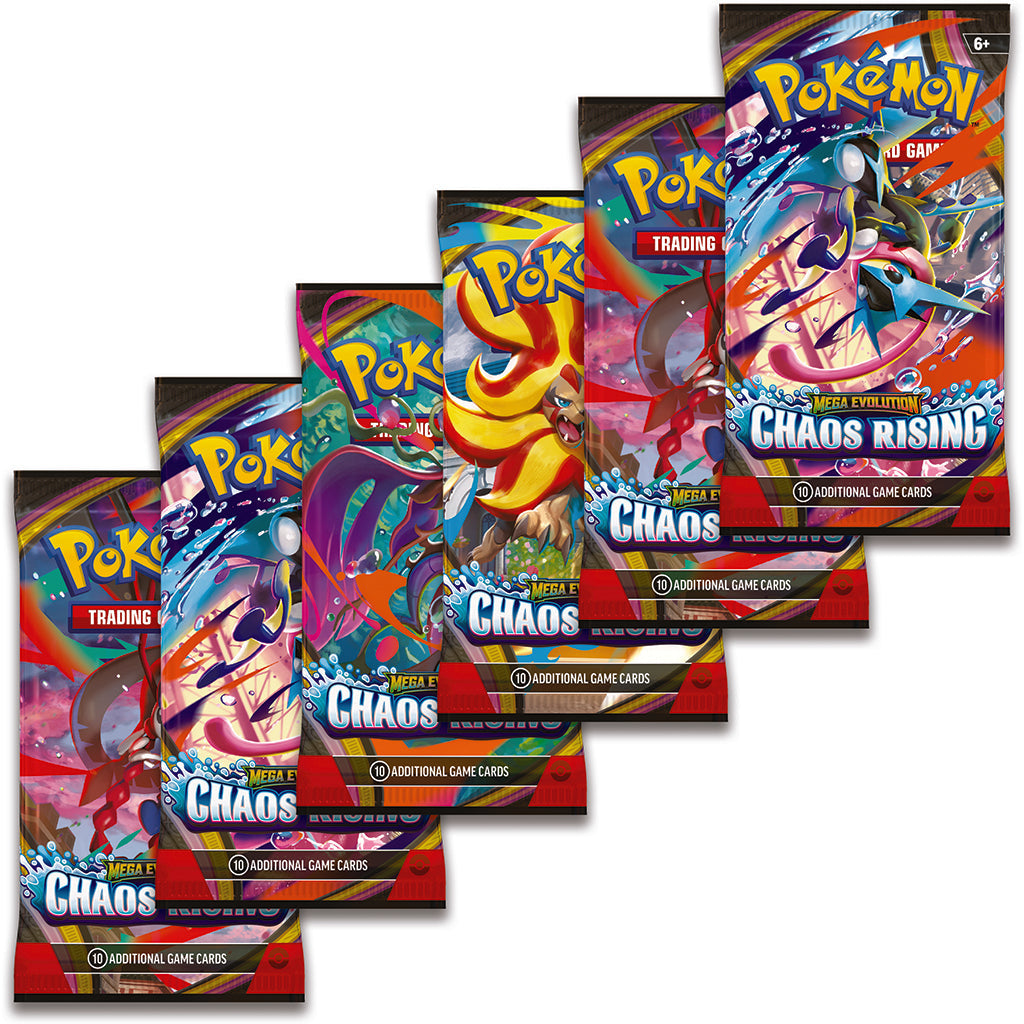 Pokémon Poke ME04 Booster, Mega Evolution - Chaos Rising - 1 pakke