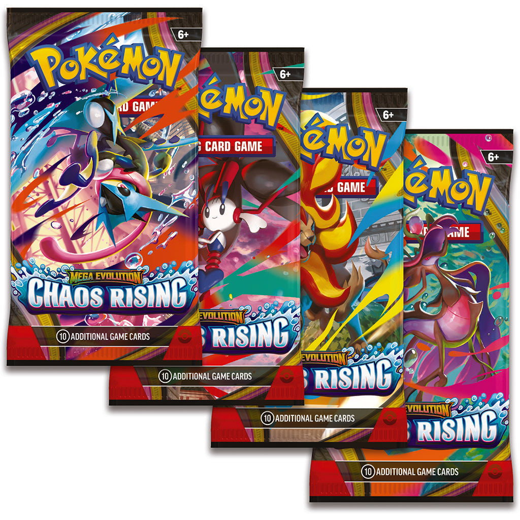 Pokémon Poke ME04 Booster, Mega Evolution - Chaos Rising - 1 pakke