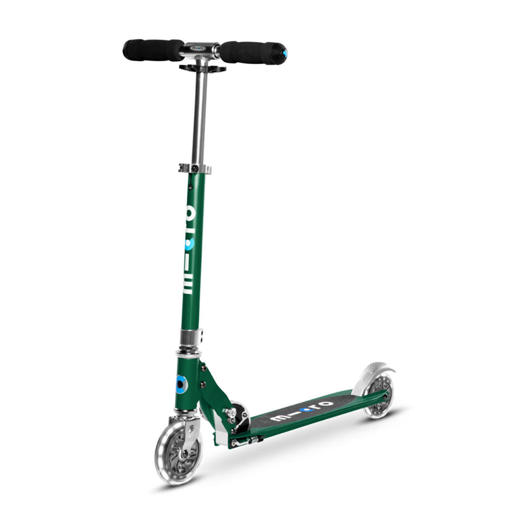 Micro Løbehjul, Sprite LED - Forest Green