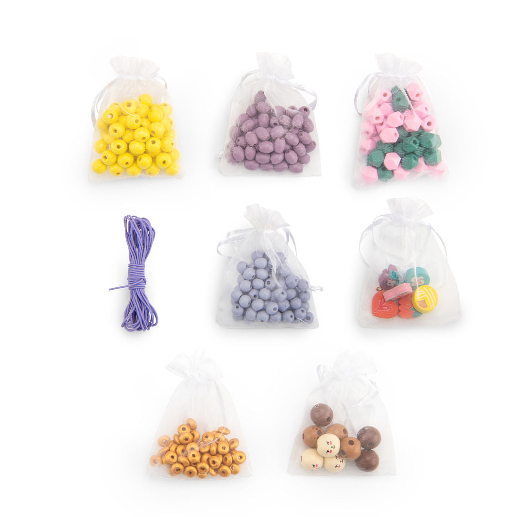 Moulin Roty Smykkesett med treperler i koffert, Les Minouchkas
