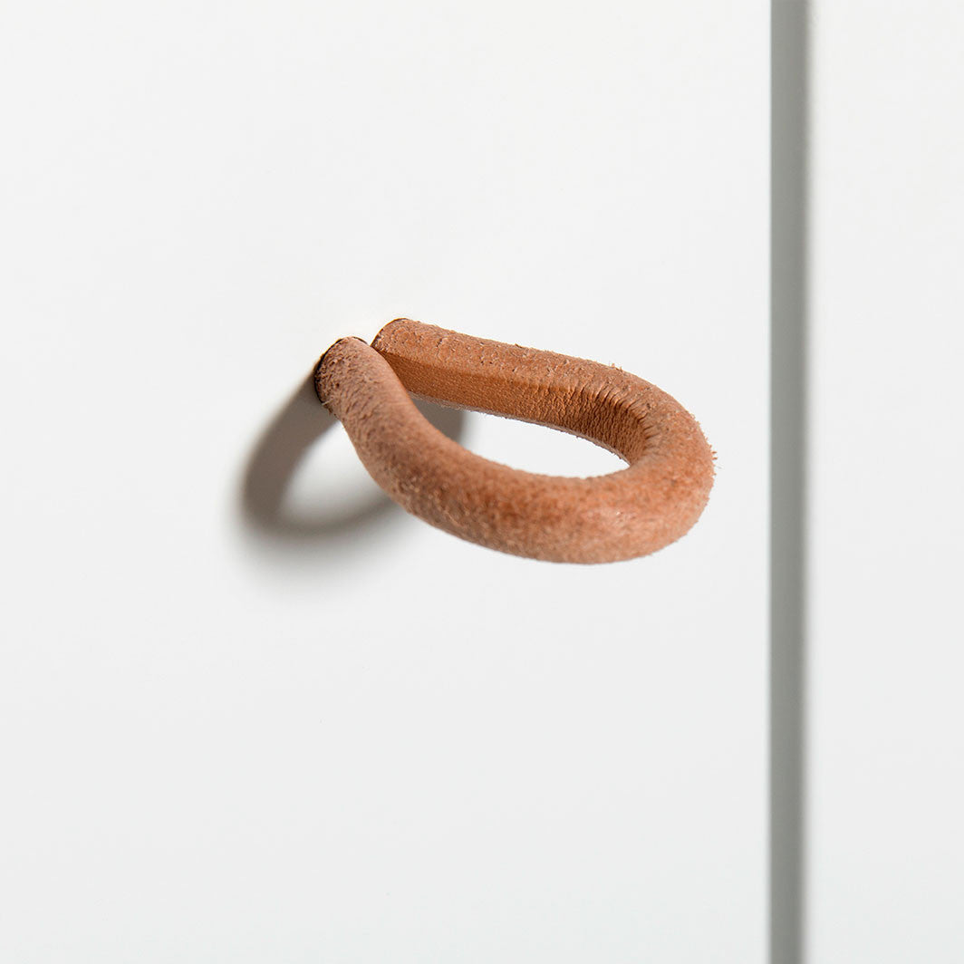 Oliver Furniture Wood klesskap med 2 dører, hvit/eik - høyde 204 cm