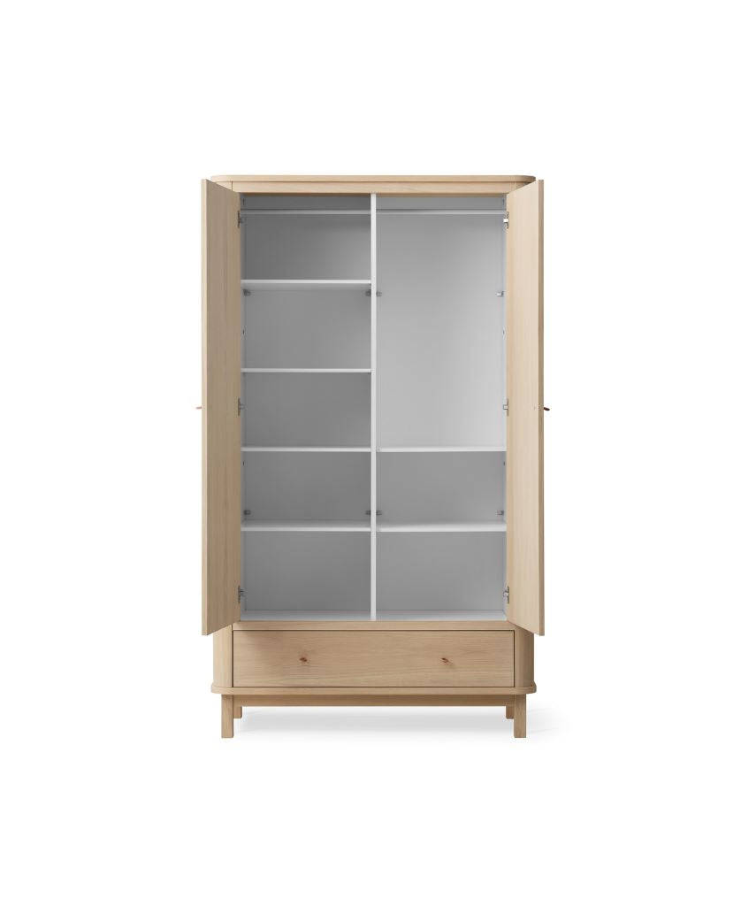 Oliver Furniture Wood klesskap med 2 dører, Eik