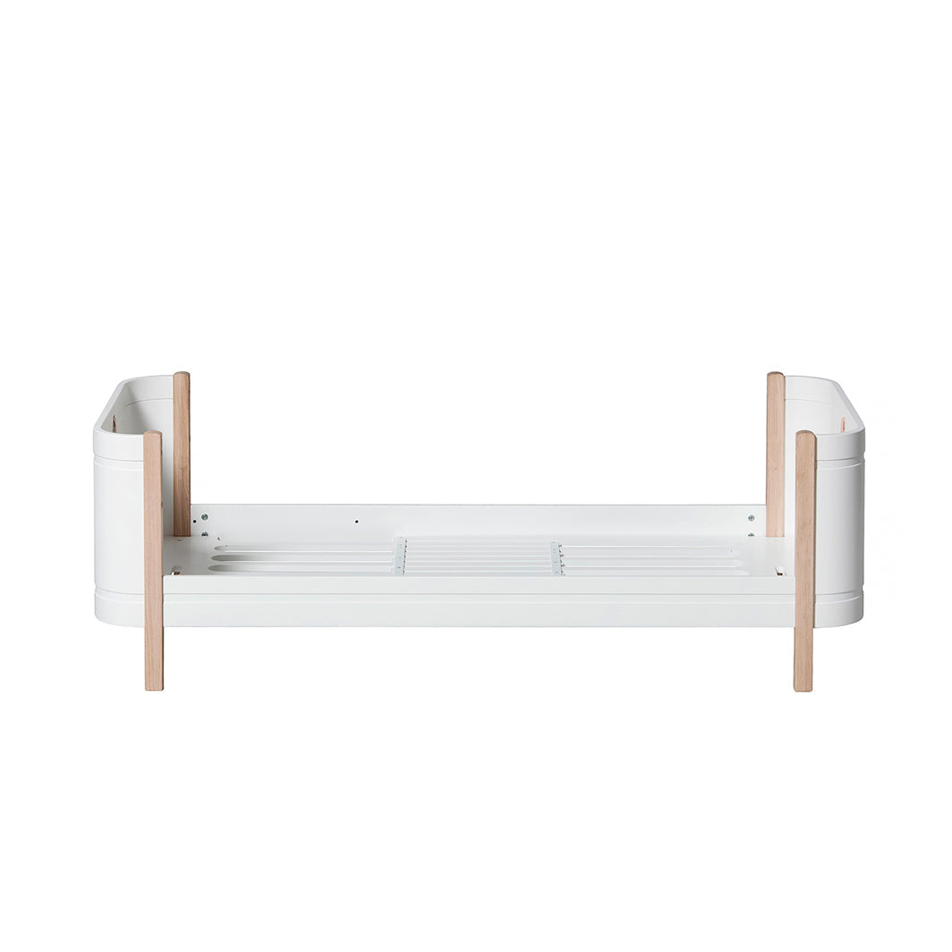 Oliver Furniture, Wood Mini+ juniorseng - hvit/eik