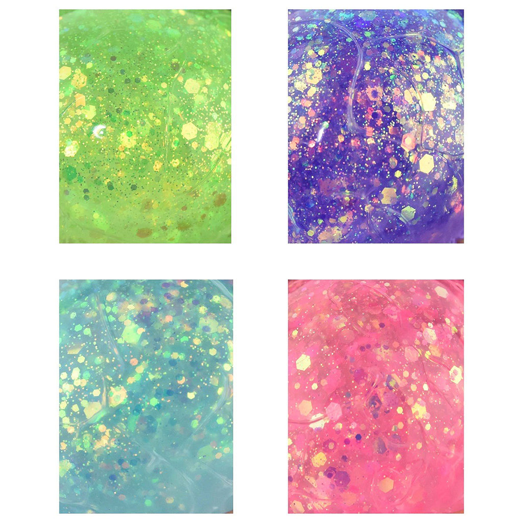 Robetoy squeeze ball, krystalliserende - ass. farger