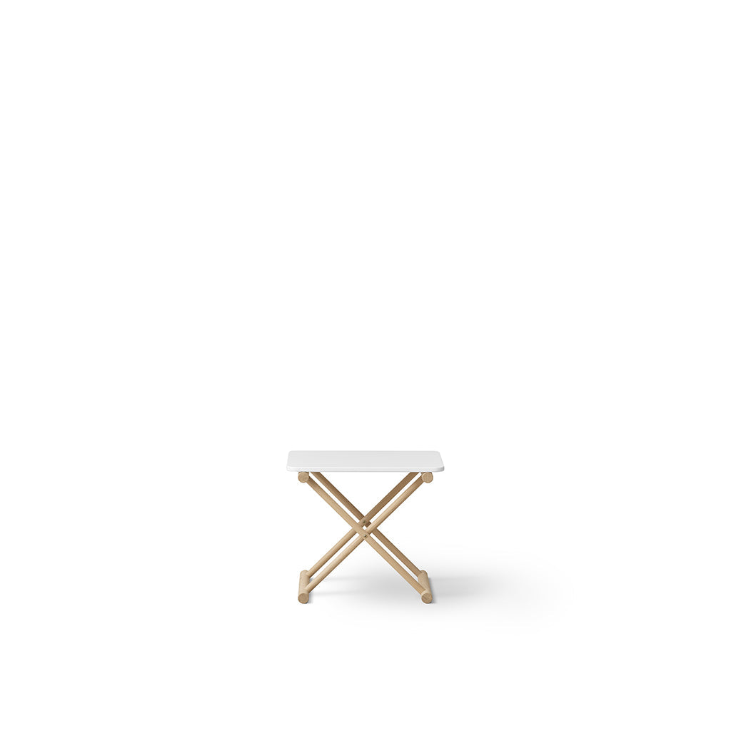 Oliver Furniture, Camp Nattbord lavt - Hvit / Eik