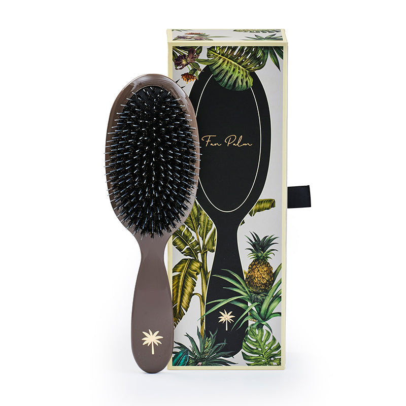 Fan Palm hårbørste, Mink - Medium. Luksus hårbørste, et must-have