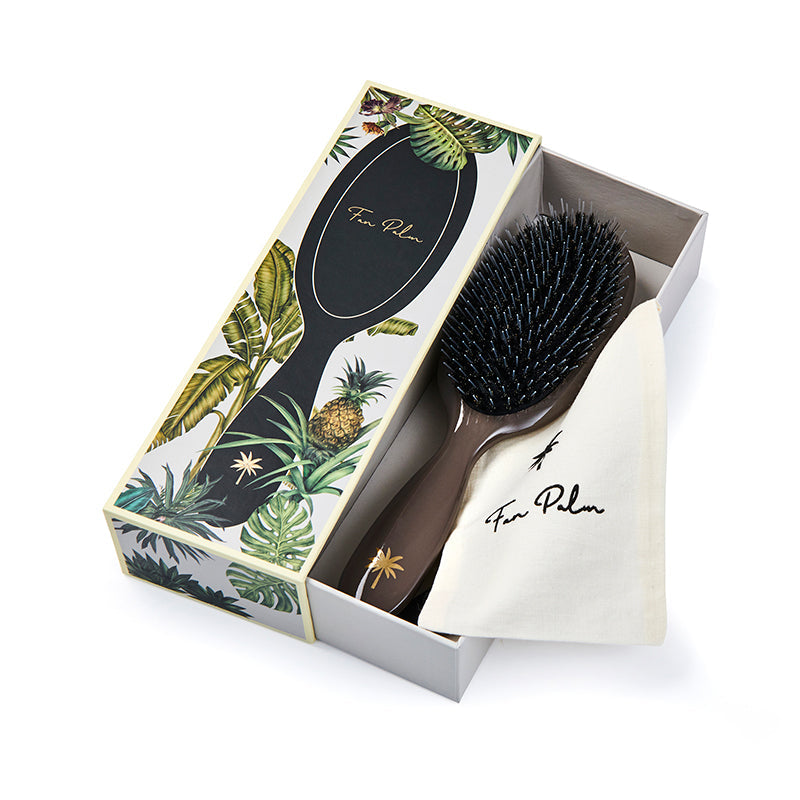 Fan Palm hårbørste, Mink - Medium