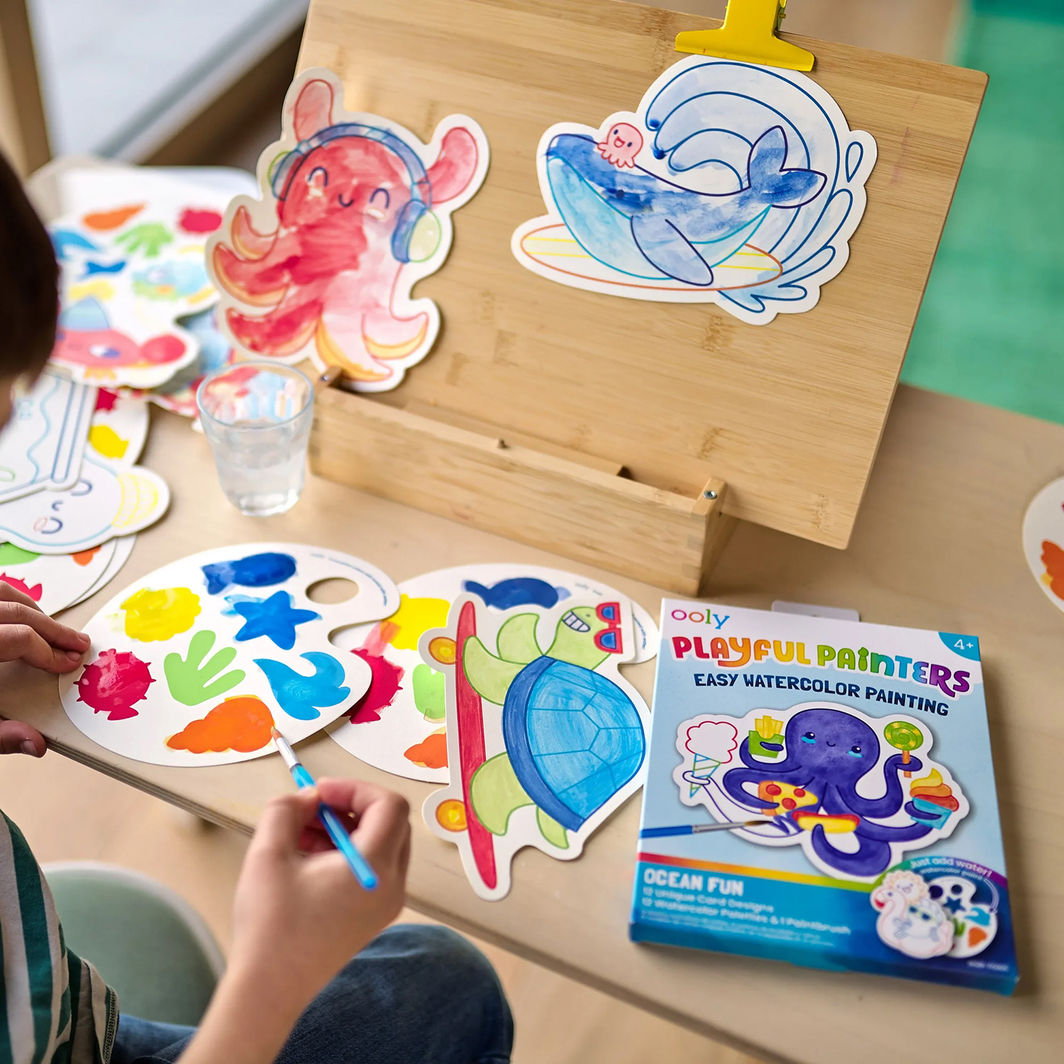 Ooly Vannfargesett, Ocean Pals - Playful Painters
