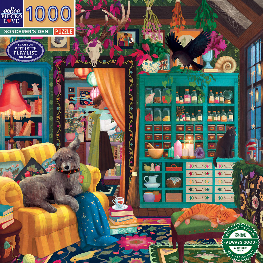 eeBoo Puslespill 1000 stk, Sorcerer&