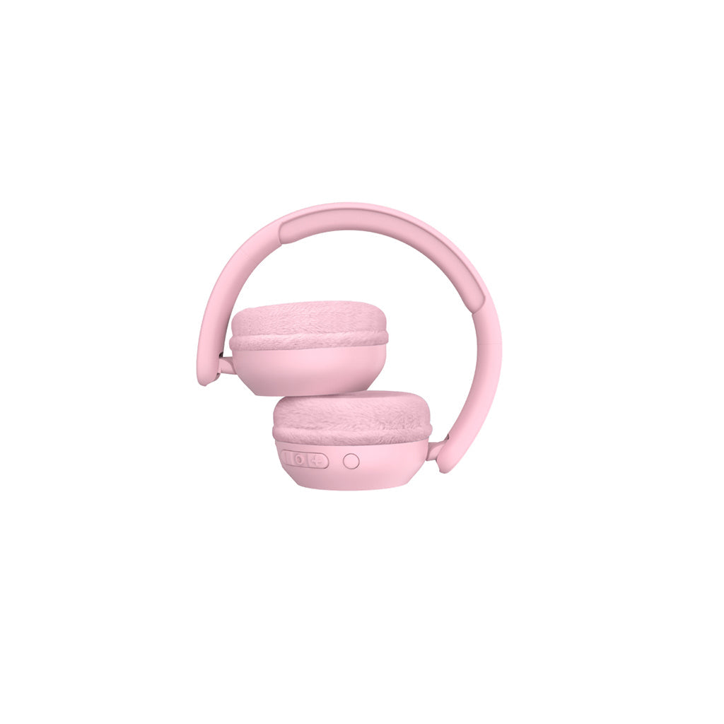 Lalarma trådløse hodetelefoner med lys, for tenåringer og barn - Rose