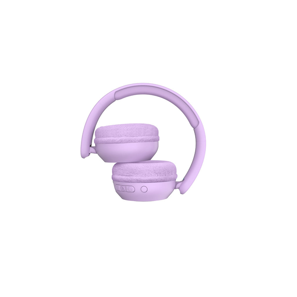 Lalarma trådløse hodetelefoner med lys, for tenåringer og barn - Purple
