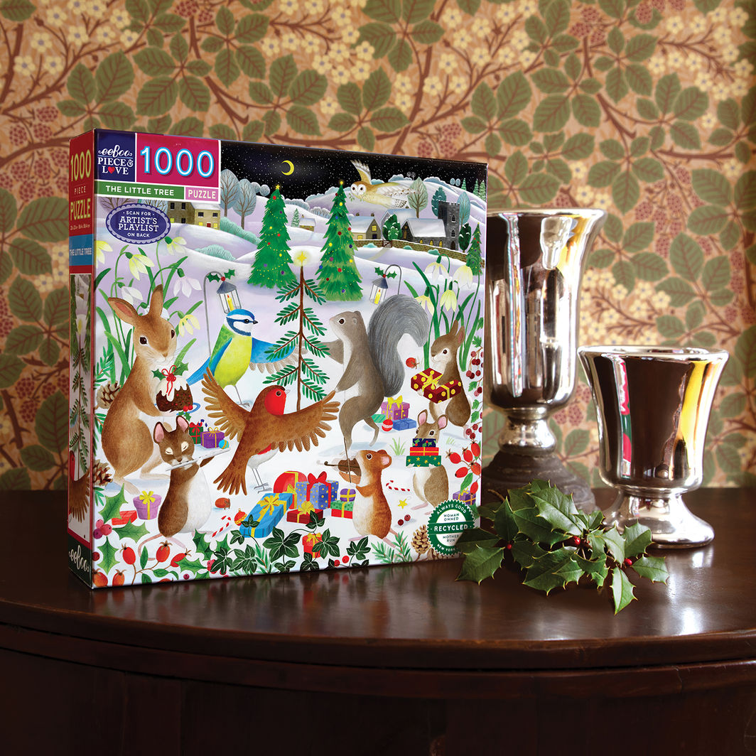 eeBoo Puslespill med 1000 brikker - The Little Christmas Tree