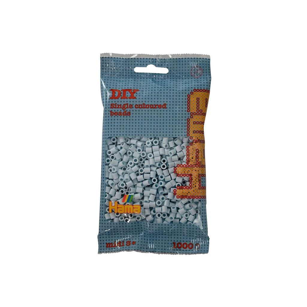 Hama Midi perler i pose, 1000 stk - støvet blå