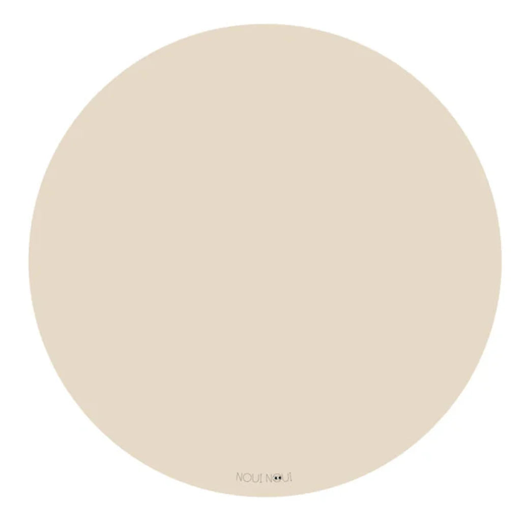 Noui Noui Floor mat, stoleunderlag rundt - Nude