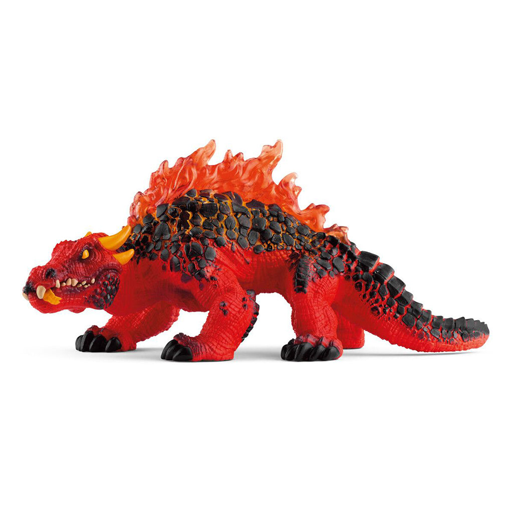 Schleich Eldrador Magma Lizard legetøjsfigur i rød og sort