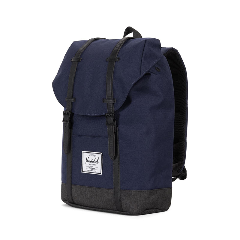 Herschel ryggsekk, Retreat - Peacoat black crosshatch