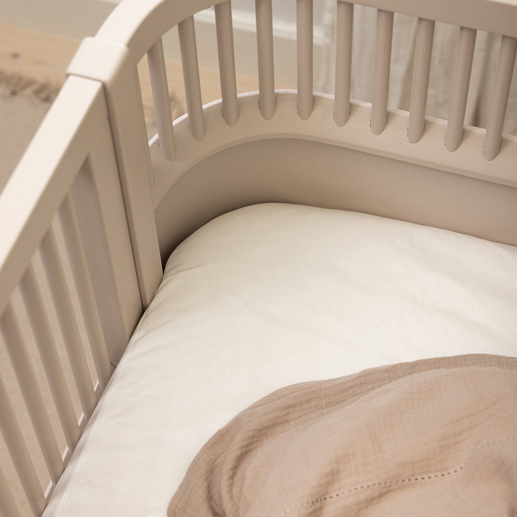 Sebra Jersey-laken, baby 70 x 120 cm - White