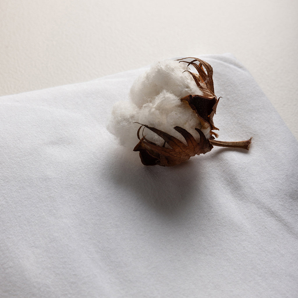 Sebra Jersey laken, baby 70 x 120 cm - Hvit