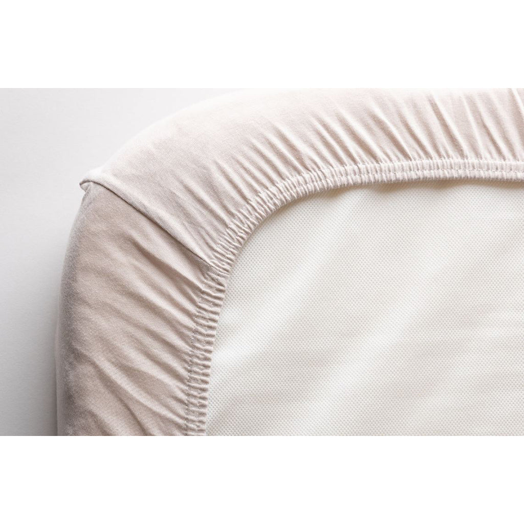Sebra Jersey laken, baby 70 x 120 cm - Seabreeze beige