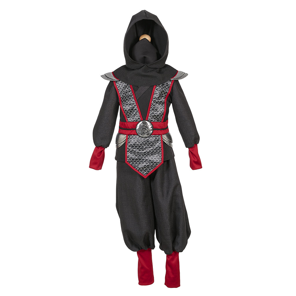Souza utkledning, ninjakostyme - str. 5-10 år