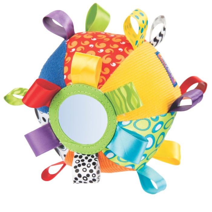Playgro babylegetøj, bold med labels