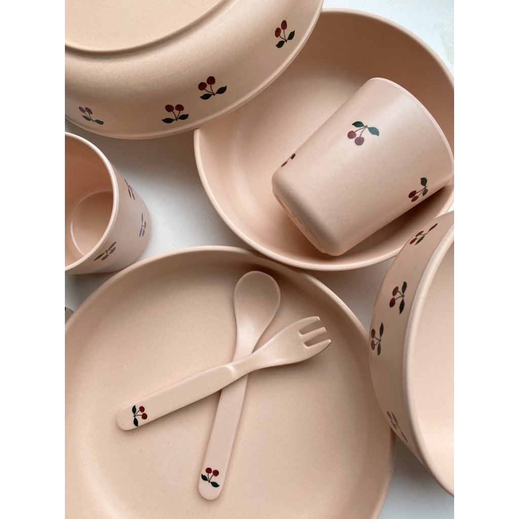 Konges Sløjd Dinner set, 5 deler – Cherry