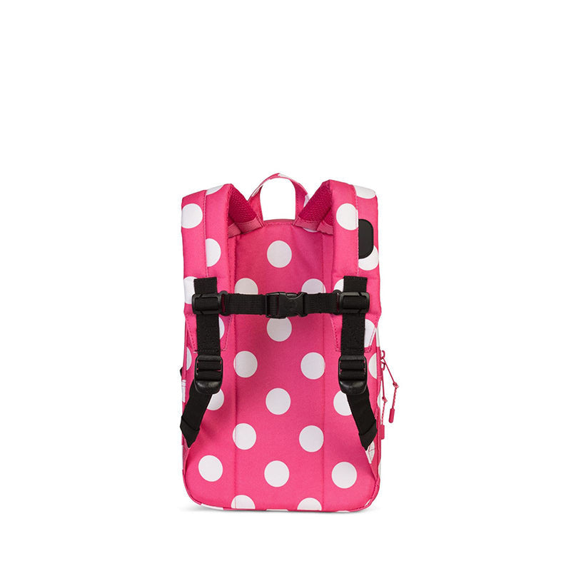 Herschel ryggsekk, Heritage Kids, liten - Polka dot fandago pink