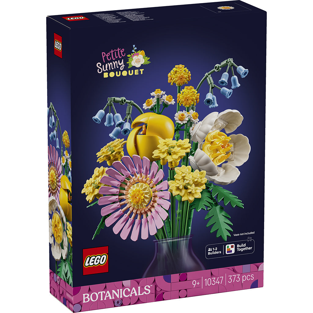 En lille sommerlig LEGO Botanicals buket æske