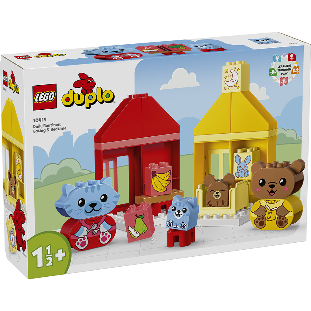 LEGO DUPLO Kreativ leg Dagligdagens rutiner Spisetid og sengetid byggekasse