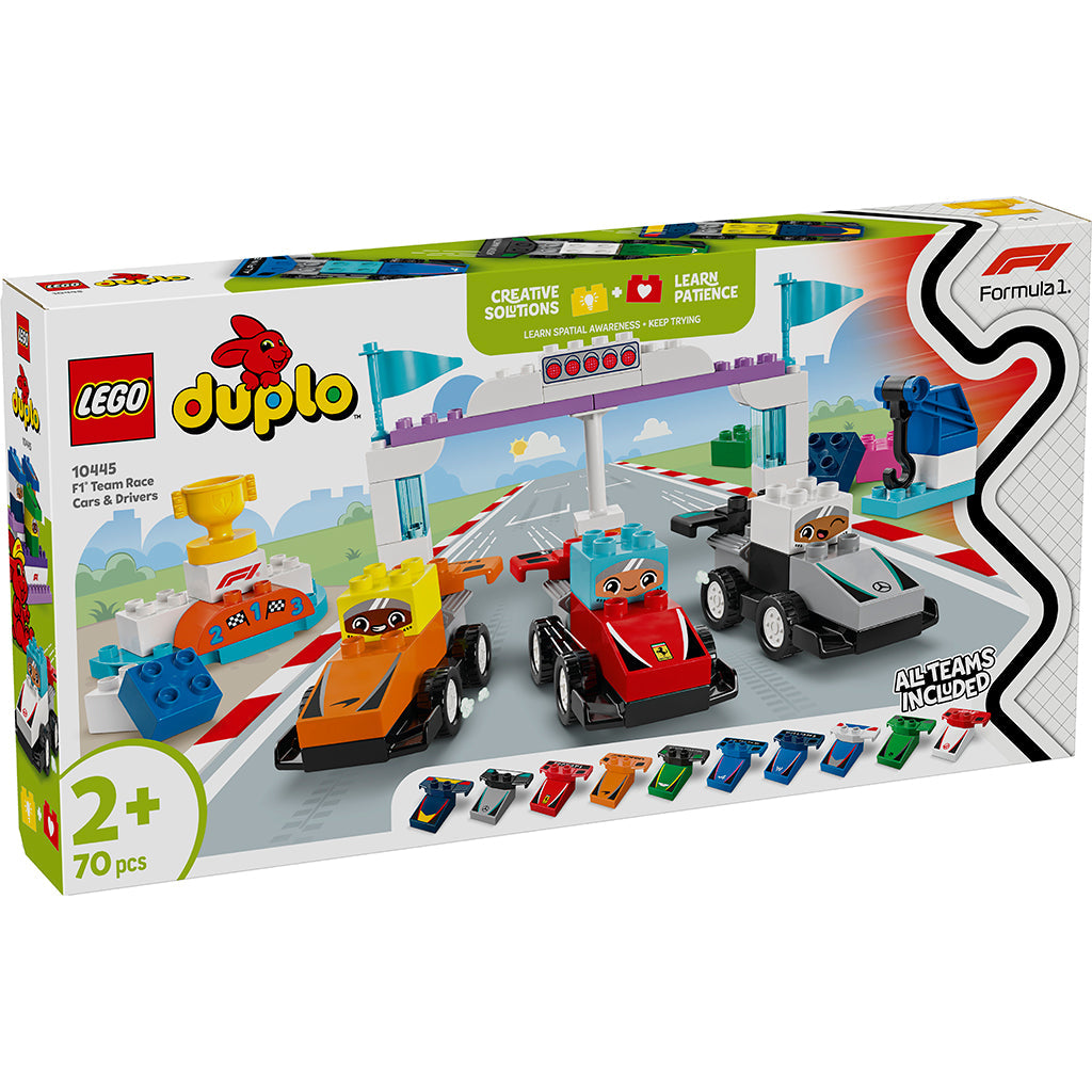 LEGO® DUPLO® By, F1®-team med racerbiler og sjåfører
