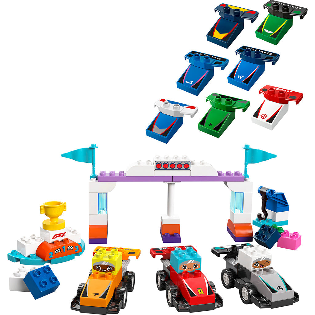 LEGO® DUPLO® By, F1®-team med racerbiler og sjåfører