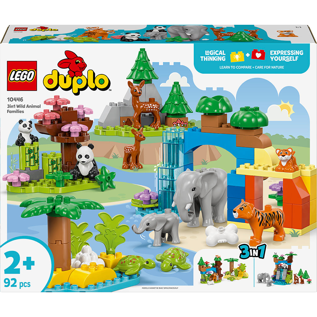 LEGO® DUPLO® Town, 3-i-1 ville dyrefamilier