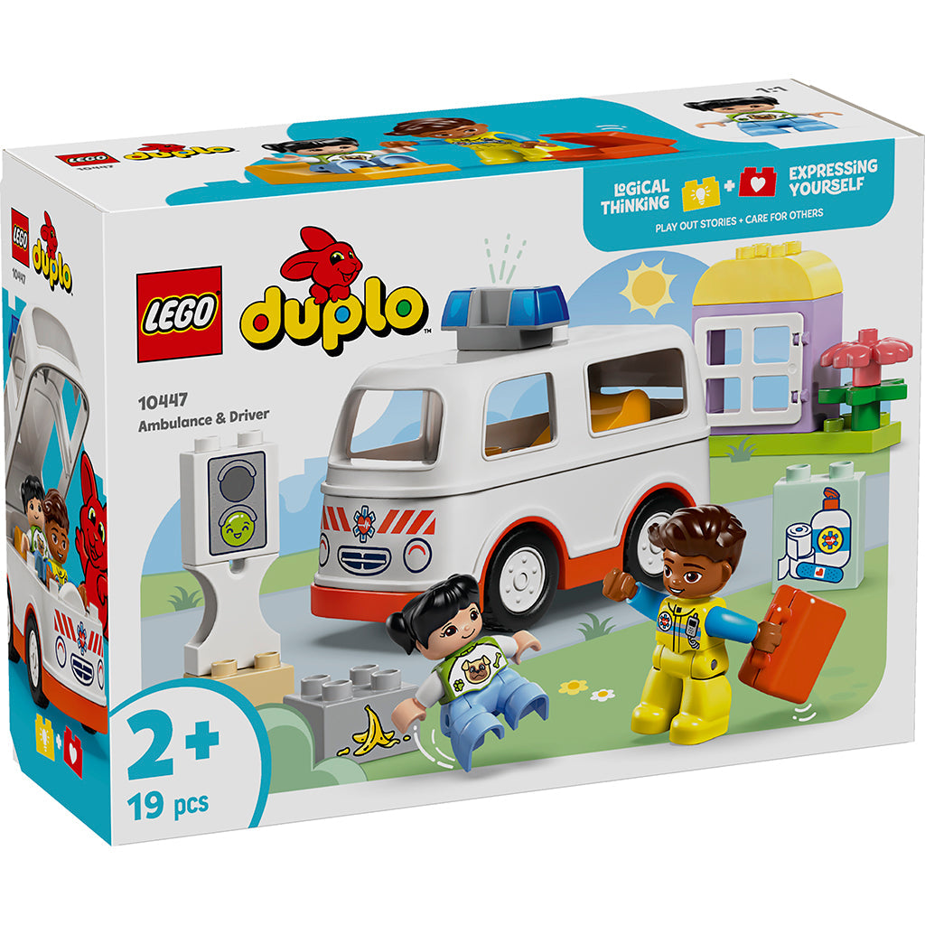 LEGO DUPLO Town, Ambulance og fører pakkebillede